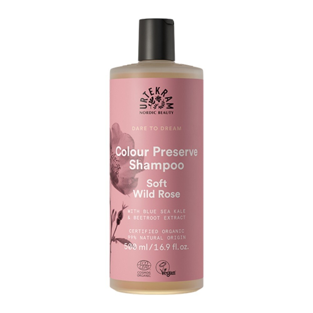 Urtekram Soft Wild Rose Shampoo 500ml Organic - Image 3