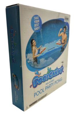 PoolCandy Blue Inflatable Pool Party Pong Float