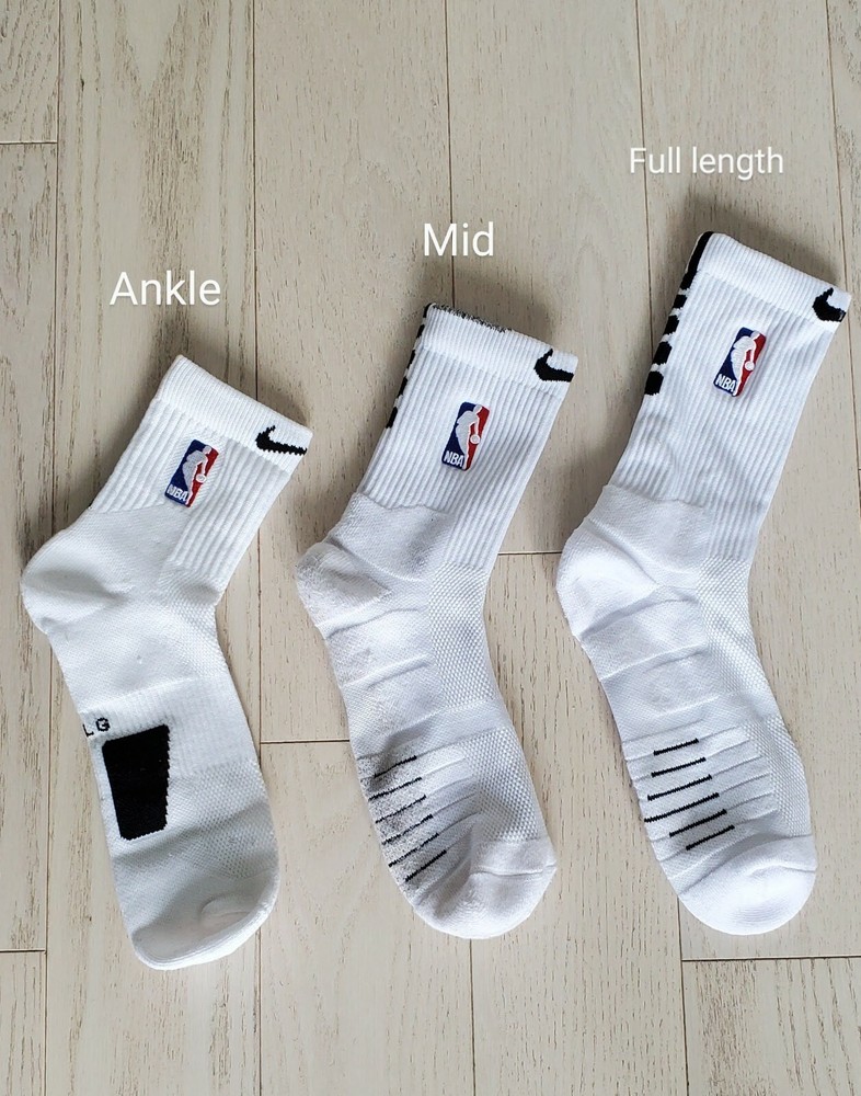 Nike NBA Authentics  - White & Black - Various Lengths