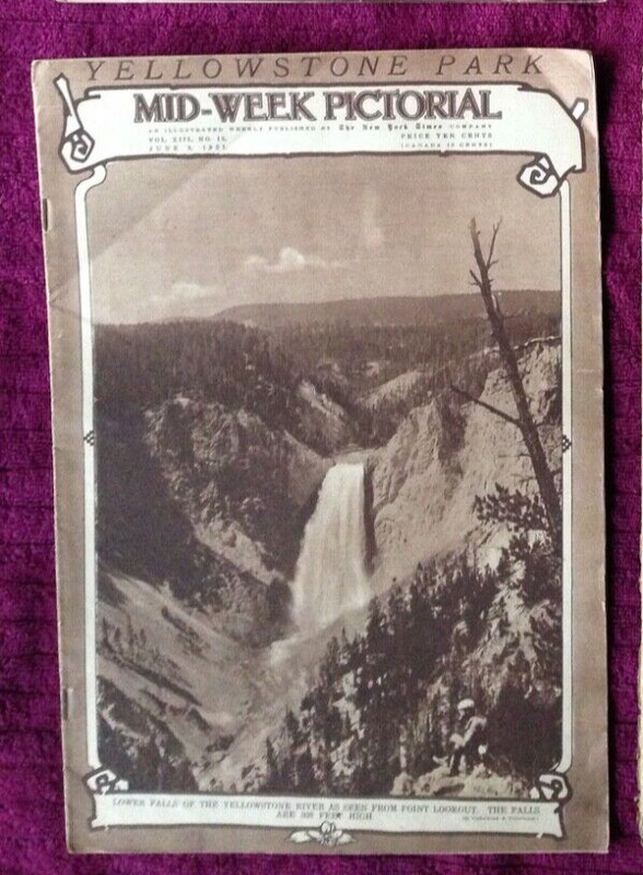NEW YORK TIMES MID-WEEK PICTORIAL June 9, 1921 BASEBALL, YELLOWSTONE & LOTS MORE