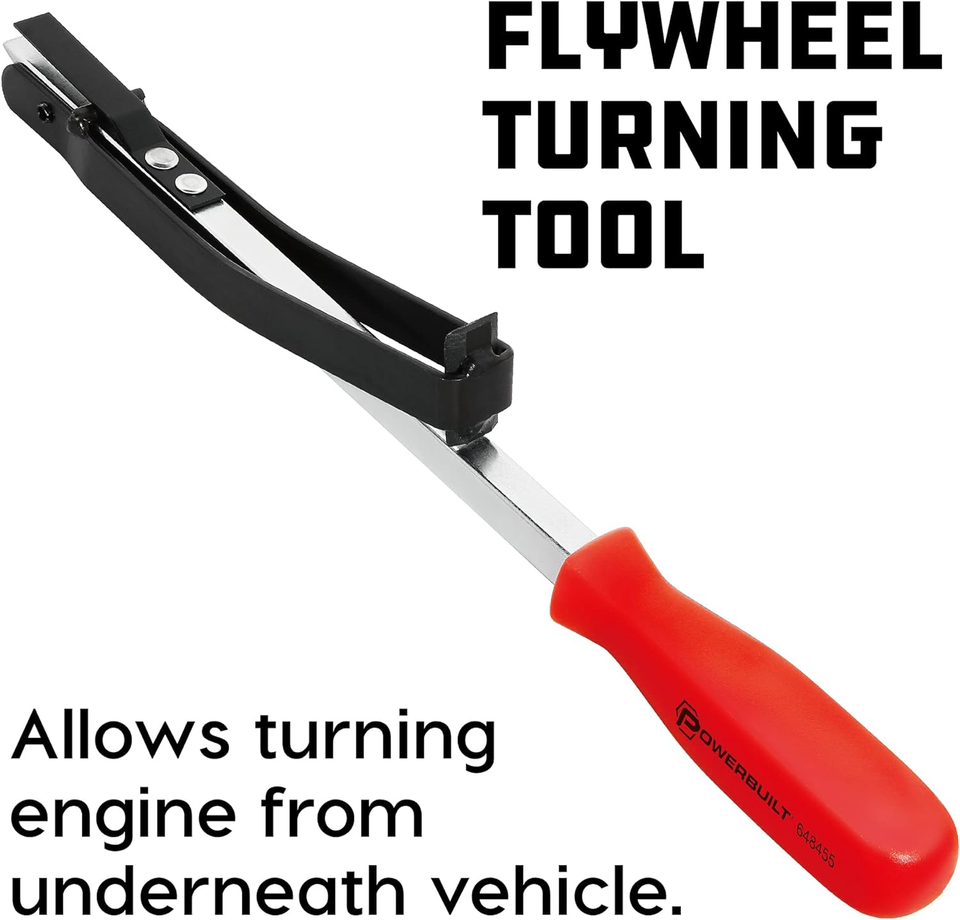 Powerbuilt Alltrade 648455 Flywheel Turning Tool, Red eBay
