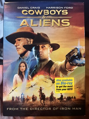 Cowboys And Aliens DVD 2011 Action Sci Fi Western Movie Daniel Craig Film Epic