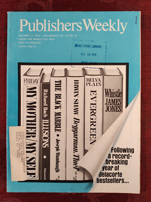 Rare PUBLISHERS WEEKLY Book Journal Magazine December 11 1978 Karl E. Meyer