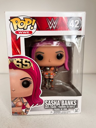 Verpackt Funko Pop Vinyl Wwe Serie #42 Sasha Sparschwein Wwf Wrestling Figur