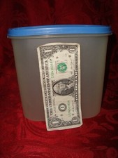 Vintage Tupperware ovale modulare Mates #3 contenitore per alimenti 1613 con coperchio 1616