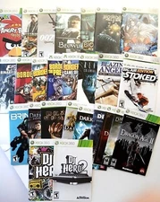 Microsoft XBOX 360 Instruction Booklets/Manuals Only