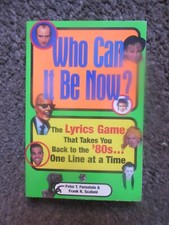 PETE FORNATALE "WHO CAN IT BE NOW" 80's LYRICS-TRIVIA GAME 1998 OOP MINT 224 PGs