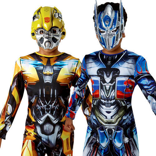 Transformers: The Last Knight - Bumble Bee & Optimus Prime Boys Fancy Dress Transformers Robot Superhero Costume