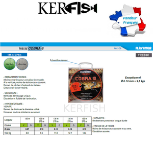 Geflochten COBRA-8 8x perfekt rund Une außergewöhnlich 0,10 mm = 9,5 kgs Geflochten COBRA-8 8x perfekt rund Une außergewöhnlich 0,10 mm = 9,5 kgs outlet sale
