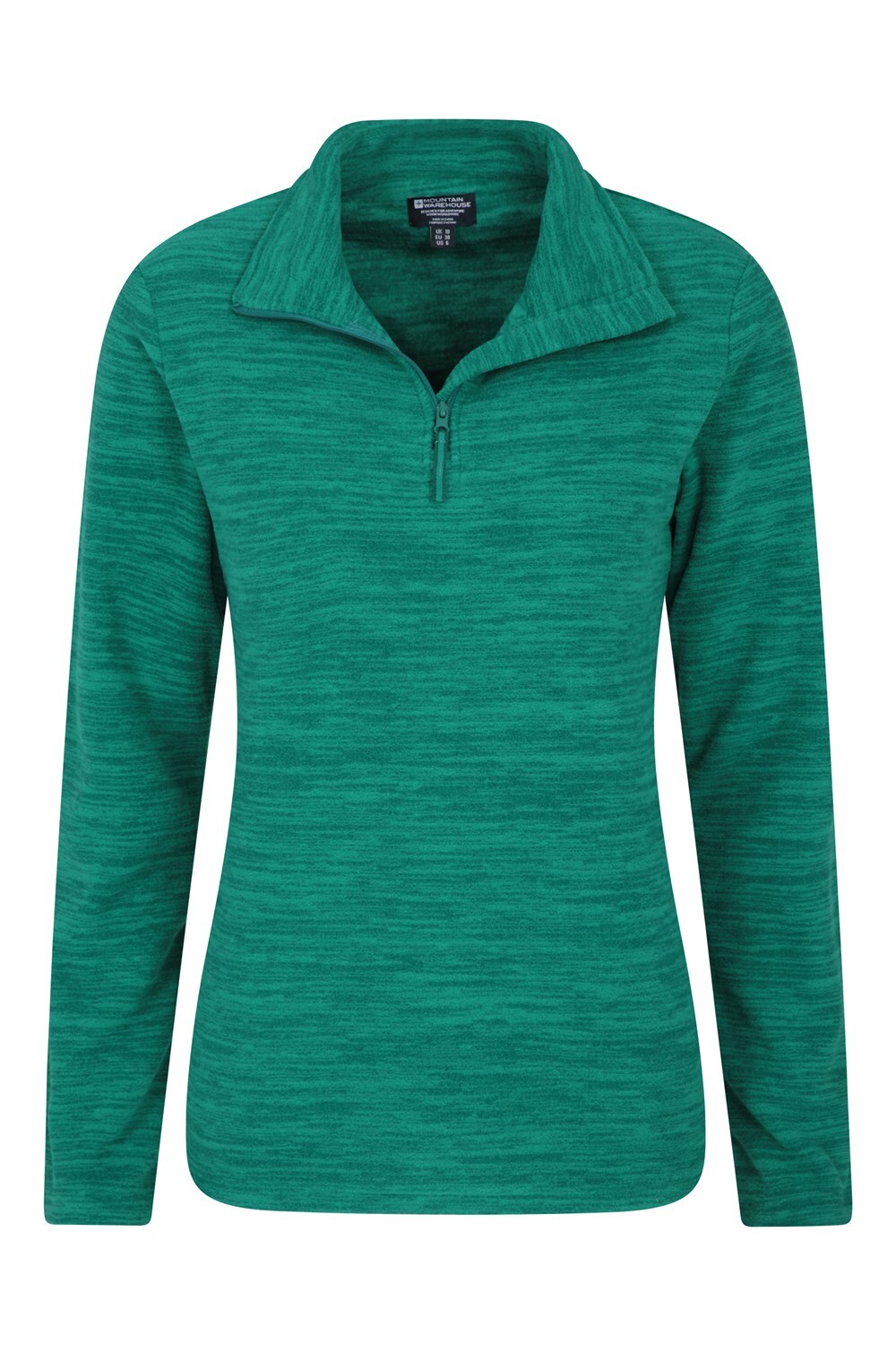 Mountain Warehouse Womens Lightweight Fleece Top Half Zip & Antipill