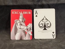 Single Swap Playing Card Cards Excalibur Electronics Medieval Knight Armor