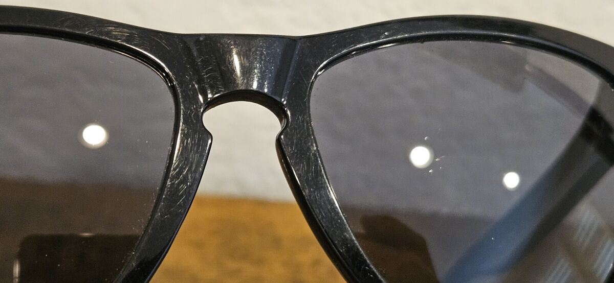 Oakley Black Polished Frogskins Crystal Grey Iridium Sunglasses 24