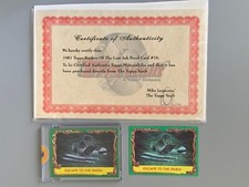1981 Indiana Jones ROTLA Topps Vault Proof Card & COA Card #16 ESCAPE TO THE SKY
