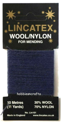 MARINE Faden zum Stopfen & Ausbessern von Lincatex - 30% Wolle 70% Nylon 10 Meter