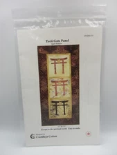 CASTILLEJA COTTON #4241-11 Torii Gate Panel Quilt Pattern 12"x25"