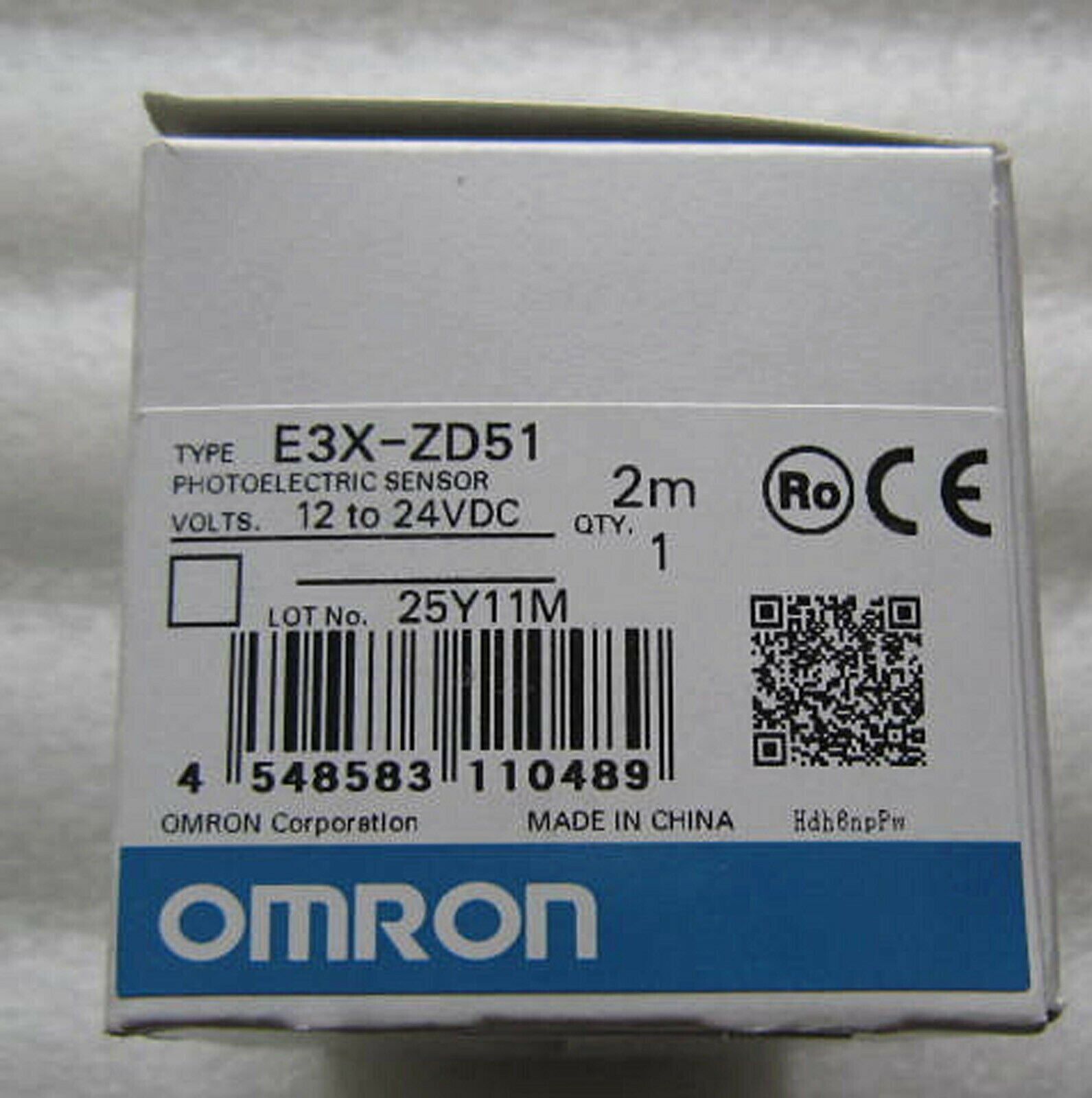 New E3X-ZD51 photoelectric sensor optical amplifier one year warranty #E8