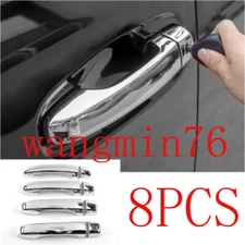 2017-2021 For Toyota 4Runner Chrome Exterior Car Door Handle Cover Trim Decor 
