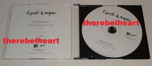 CYNDI LAUPER Crossroads Feat Jonny Land 2010 US PROMO CD - Memphis Blues - RARE - Picture 2 of 2