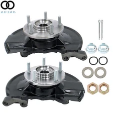 For Jeep Patriot Compass 2007-2017 Front Steering Knuckle + Wheel Hub Bearings