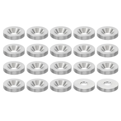 M6 Finish Countersunk Washer 20pcs 20mmx4mm Cup Washer Screw Bolt Flat Gasket