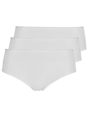 Nina von C. 3er Pack Damen Hüftslip 43 70 111 0 Slipboutique Weiss