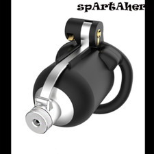 2023 Male Restraint Ball Scrotum Stretcher Lock Chastity Cage Device 4 Ring