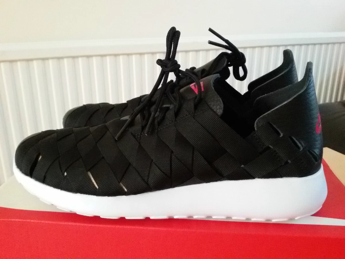 Roshe run woven clearance men's shoe black