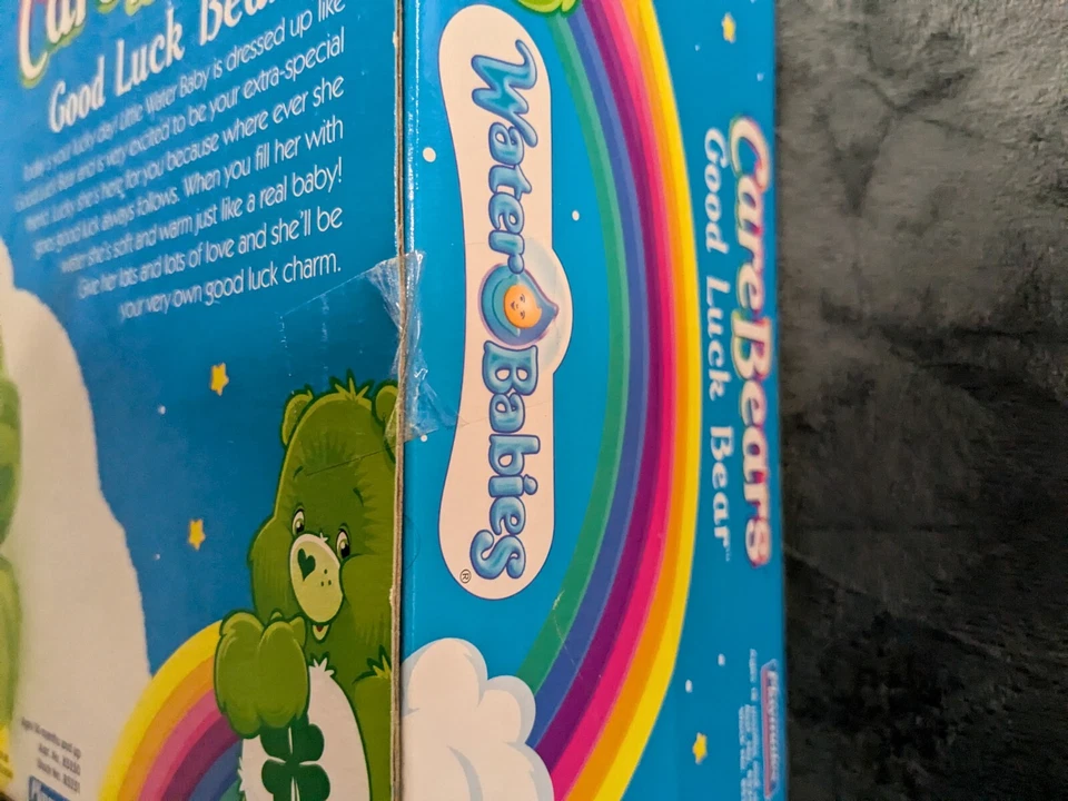 Care Bears Vintage Water Babies Good Luck Bear RARE NIB Unopened Collectible - Image 4 of 4