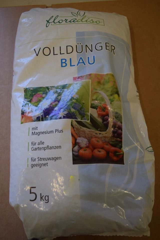 floradiso Volldünger blau 5 kg Gartendünger Universaldünger NPK8+6+7 Obst Gemüse - Bild 2 von 4