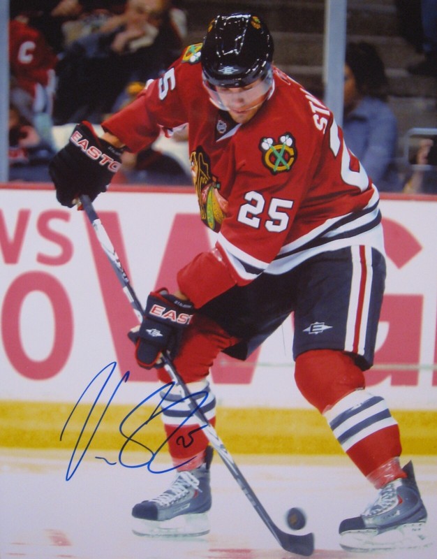 Viktor Stalberg AUTOGRAPHED Chicago Blackhawks original 8x10 photo