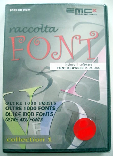 Raccolta FONT - PC - ITALIANO - NUOVO