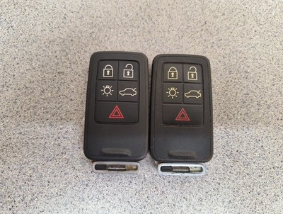 2015.5-2018 Volvo S60 V60 S80 V70 XC70 XC60 5 Button Key FOB PARTS ONLY |  eBay