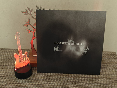 SIGNED Cigarettes After Sex - X’s Vinyl LP CLEAR AUTOGRAPHED SLEEVE JACKET  COVER