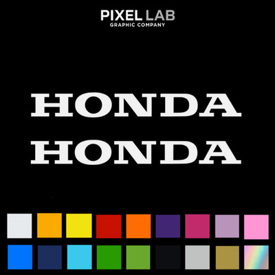 2x Honda Logo Vinyl Decal Sticker   Car, Truck, Window, Racing, Motorcycle