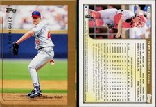 1999 Topps Ivan Rodriguez Rare Error Card! #399 Steve Trachsel Cubs! 1/1? Nice!