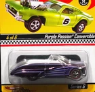 Hot Wheels Purple Passion Convertible RLC Neo-Classics Red Line Club Car HWC