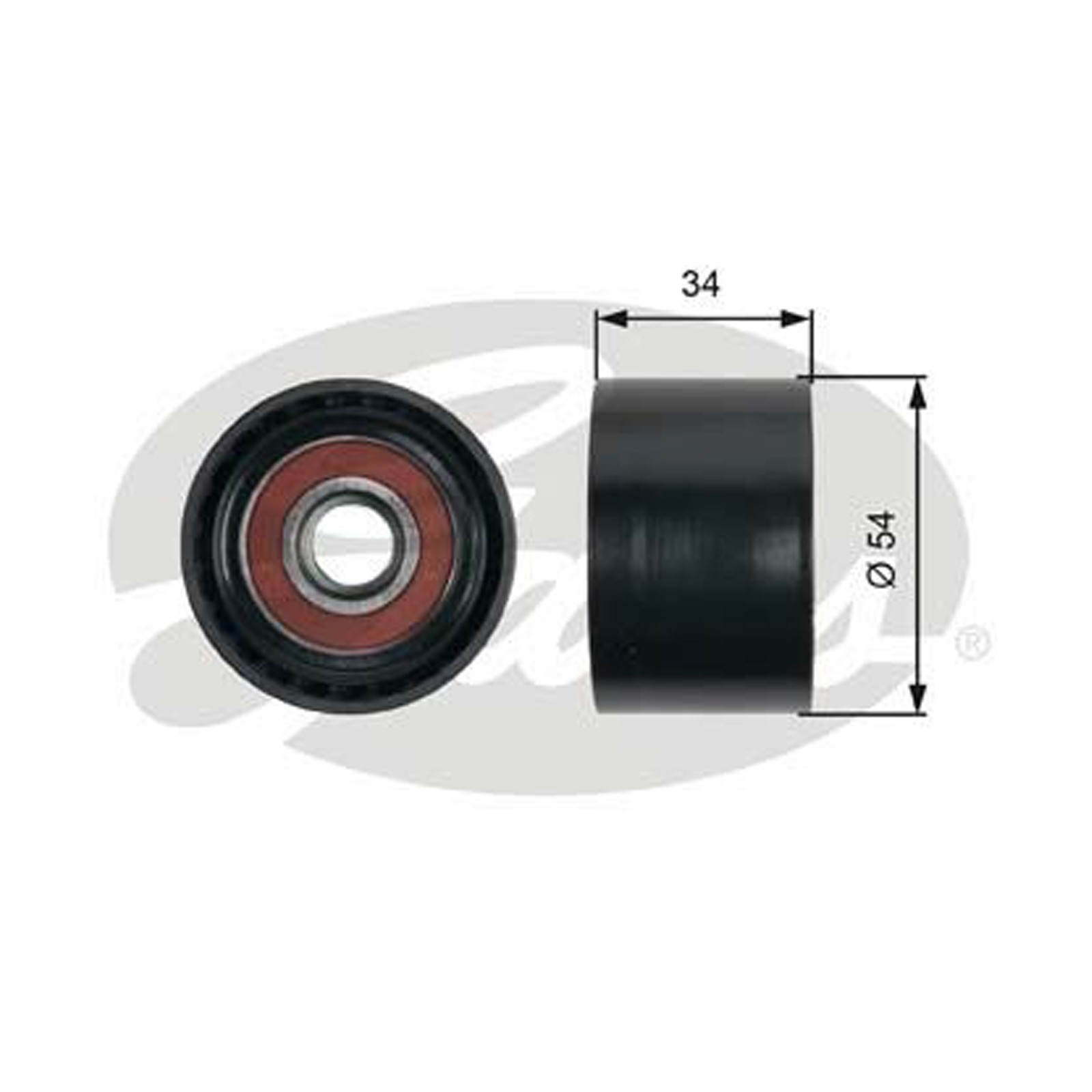 GATES DRIVEALIGN IDLER - T36453 - Image 15