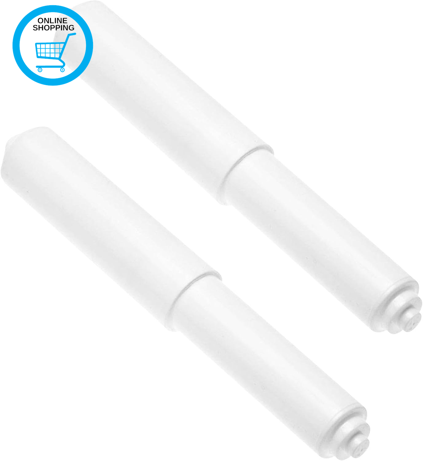 2 Pcs Toilet Paper Holder, Plastic Toilet Tissue Roll Holder, Replacement Roller
