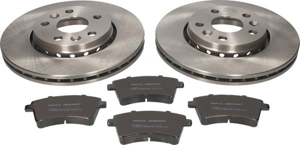 Bremsensatz Scheibenbremse Mapco 47162 FüR Renault Kangoo Mercedes Citan KW0 108-image