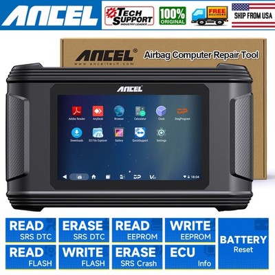 AR500 Airbag Module Repair Tool OBD2 Diagnostic Scanner SRS Crash Code Clear