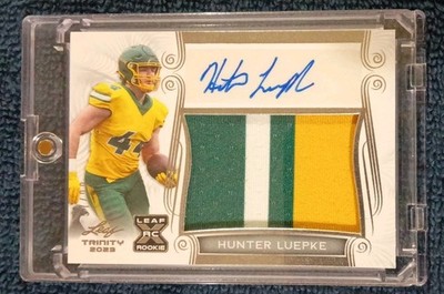 2023 Leaf Trinity RC,Patch Auto Hunter Luepke #PA-HL1 White Gold /99 (AU, ME)Mag