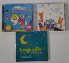 3 Kids Lullaby CDS Pinkfong Baby Shark Einstein Louisville  Lullabies NEW