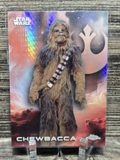 2025 Topps Chrome Star Wars Chewbacca 23    Prism Refractor Insert Chase, NM 