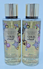 2 VICTORIA'S SECRET GOLD STRUCK SCENTED BRUME PARFUMEE BODY MIST SPRAY 8.4oz NEW