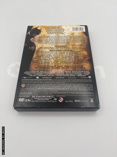 Batman Begins Two-Disc Deluxe Edition DVD Movie w/ Exclusive Comic Booklet - Picture 3 of 8