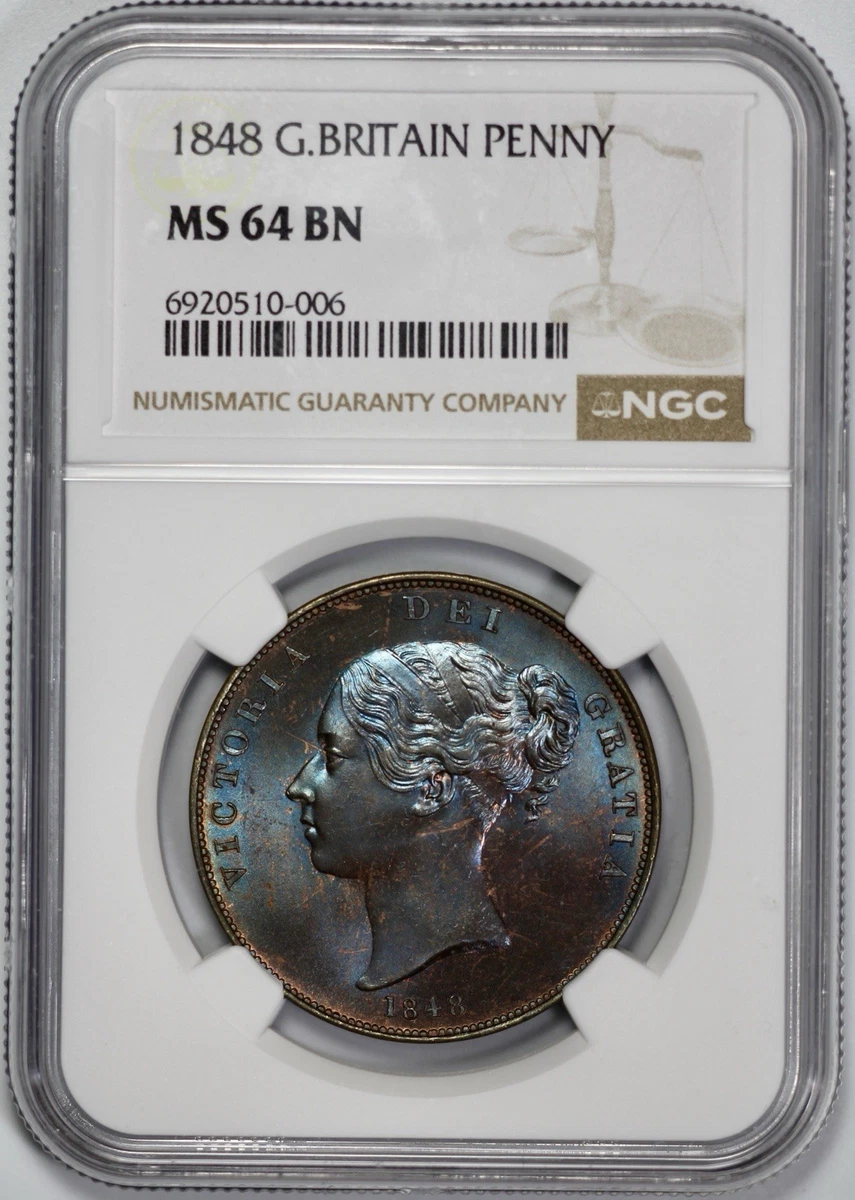 コレクション 1898 G.BRITAIN PENNY NGC MS64 BN UK Pennies for sale | eBay