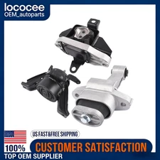 3PCS Set Engine Motor & Transmission Mount For Hyundai Sonata 15-17 L4 2.4L Auto