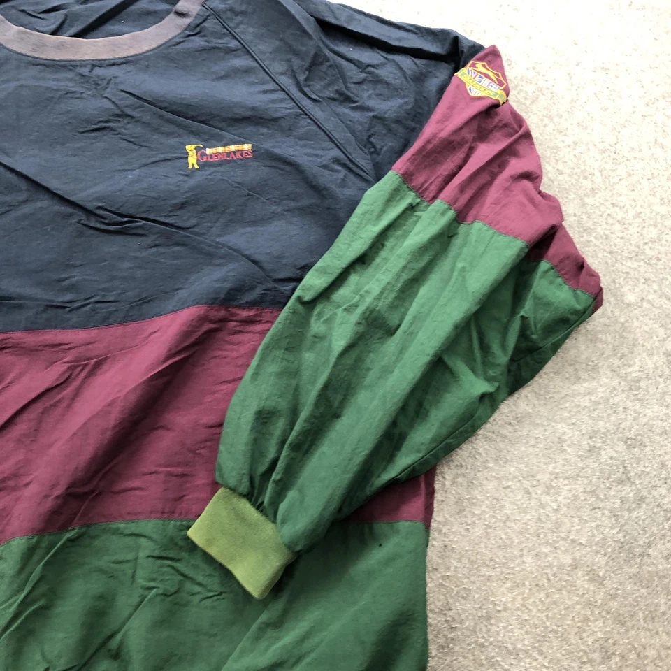 Chaqueta cortavientos vintage Slazenger Pullover para hombre XL Glenlakes golf años 90 nailon Foto 3 de 4