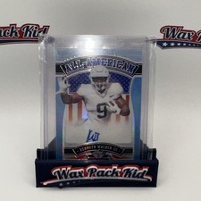 2022 Leaf Valiant Kenneth Walker III Platinum Blue Prizm Auto 9/10 *Jersey Match