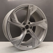 AUDI RS4 RS5 8W 20" SILVER ALLOY WHEEL RIM 9J ET22 OEM 8W0601025DR GENUINE X1